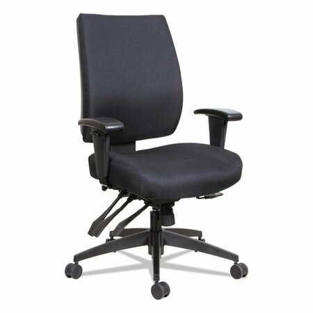 FINE-LINE AL  Wrigley Series High Performance Mid-Back Multifunction Task Chair - Black FI3481207
